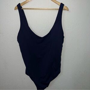Andie Navy Blue Colored One Piece Swimsuit Size XXXL.